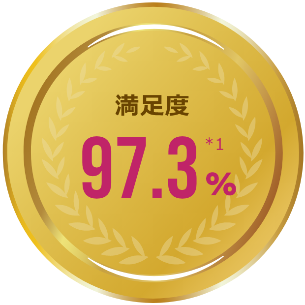 満足度 97.3%